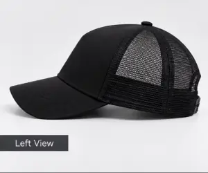 Men’s Black Trucker Cap